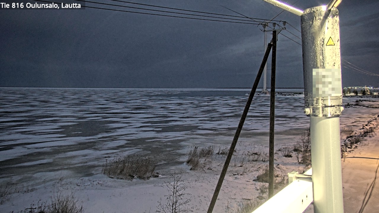 Weather Camera Image Road 816 Oulunsalo, Oulu, Pohjois-Pohjanmaa