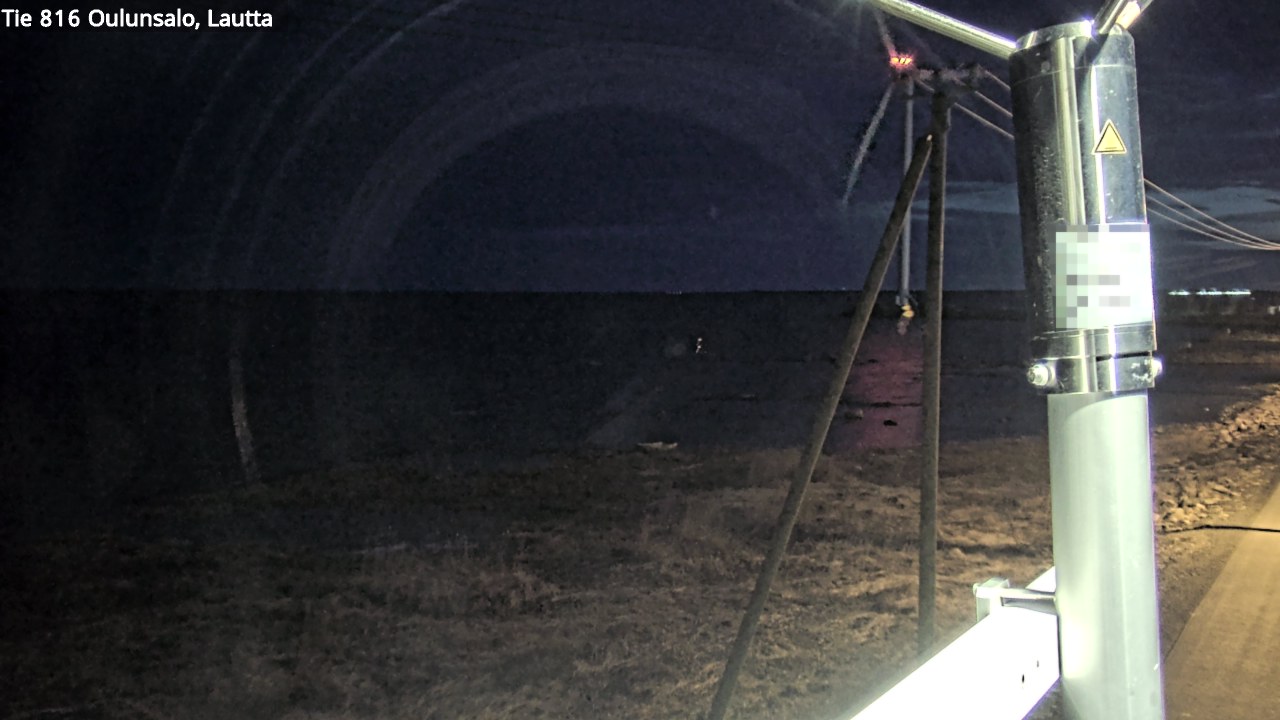 Weather Camera Image Väg 816 Uleåsalo, Oulu, Pohjois-Pohjanmaa