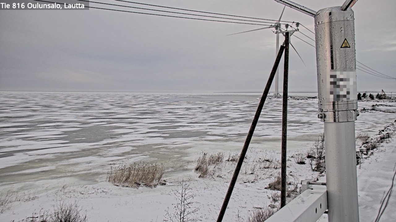 Weather Camera Image Road 816 Oulunsalo, Oulu, Pohjois-Pohjanmaa