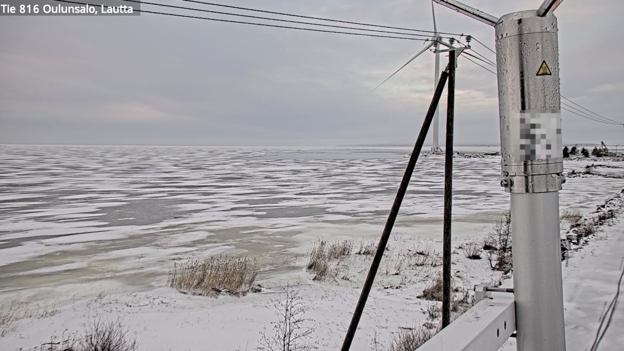 Weather Camera Image Road 816 Oulunsalo, Oulu, Pohjois-Pohjanmaa
