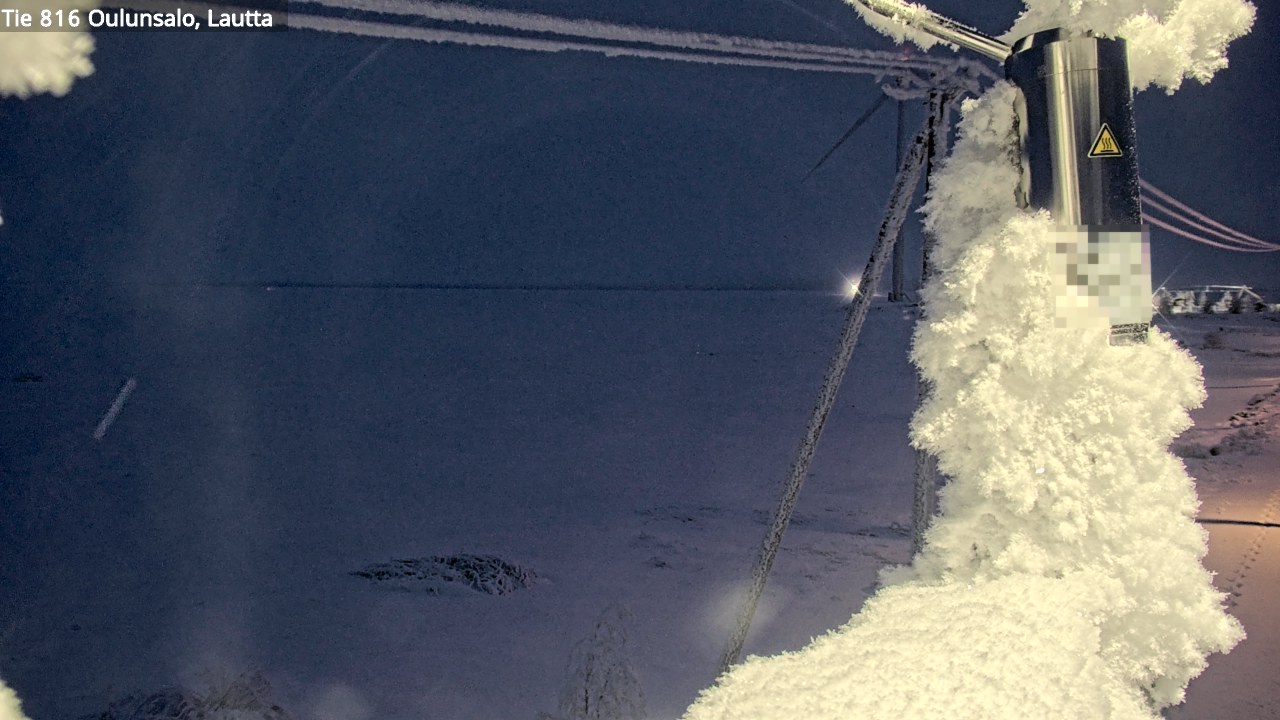 Weather Camera Image Road 816 Oulunsalo, Oulu, Pohjois-Pohjanmaa
