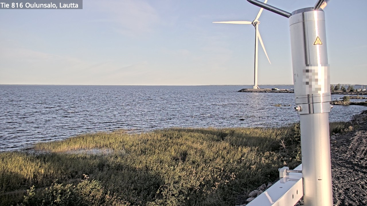 Weather Camera Image Väg 816 Uleåsalo, Oulu, Pohjois-Pohjanmaa
