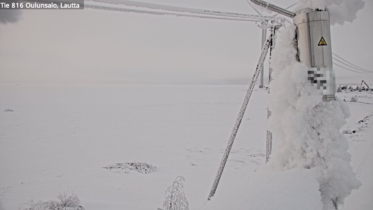 Weather Camera Image Road 816 Oulunsalo, Oulu, Pohjois-Pohjanmaa
