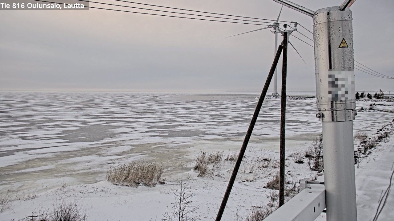 Weather Camera Image Road 816 Oulunsalo, Oulu, Pohjois-Pohjanmaa