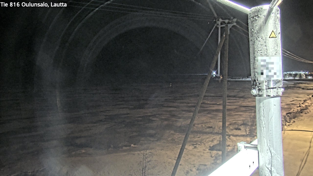 Weather Camera Image Road 816 Oulunsalo, Oulu, Pohjois-Pohjanmaa