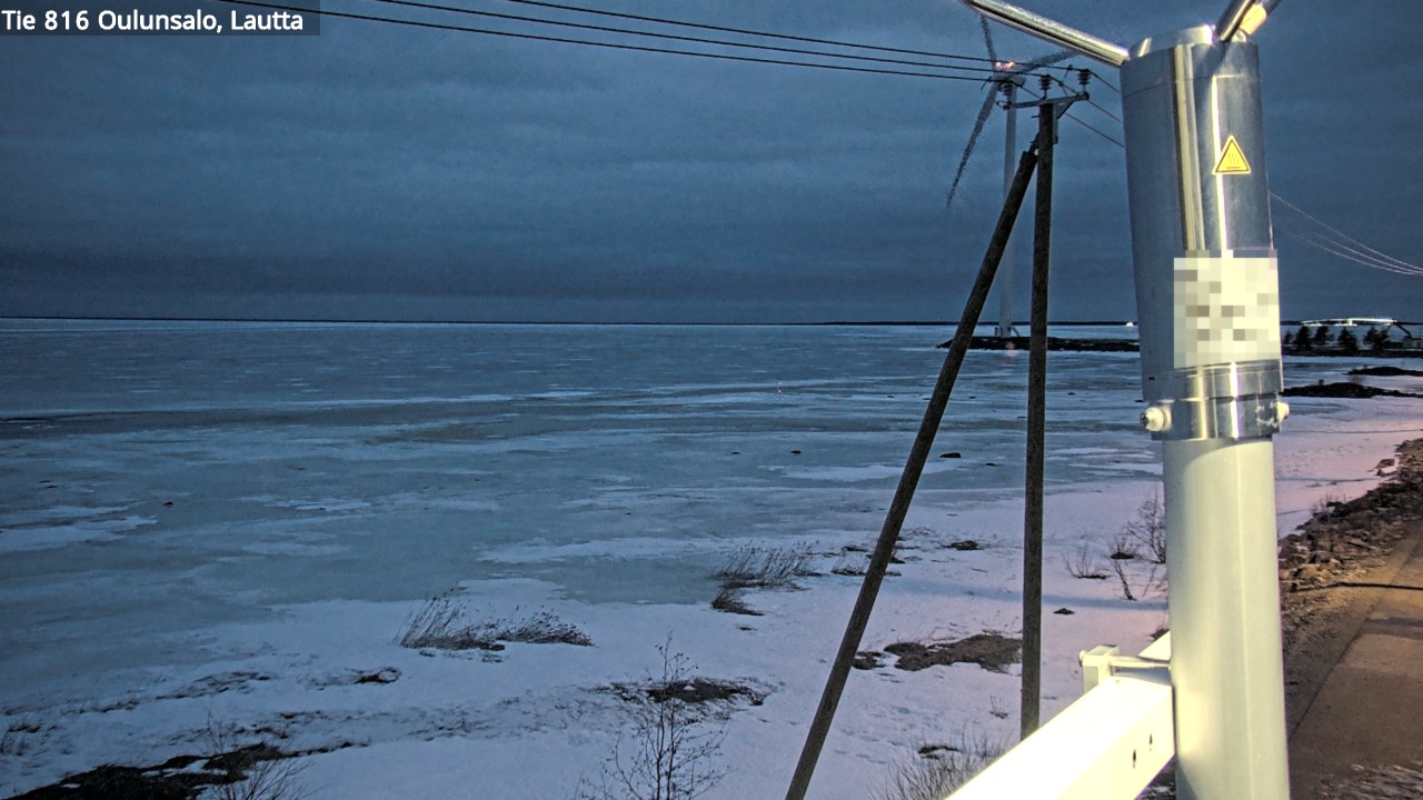 Kelikamerat Kuva Tie 816 Oulunsalo, lauttaranta, Oulu, Pohjois-Pohjanmaa