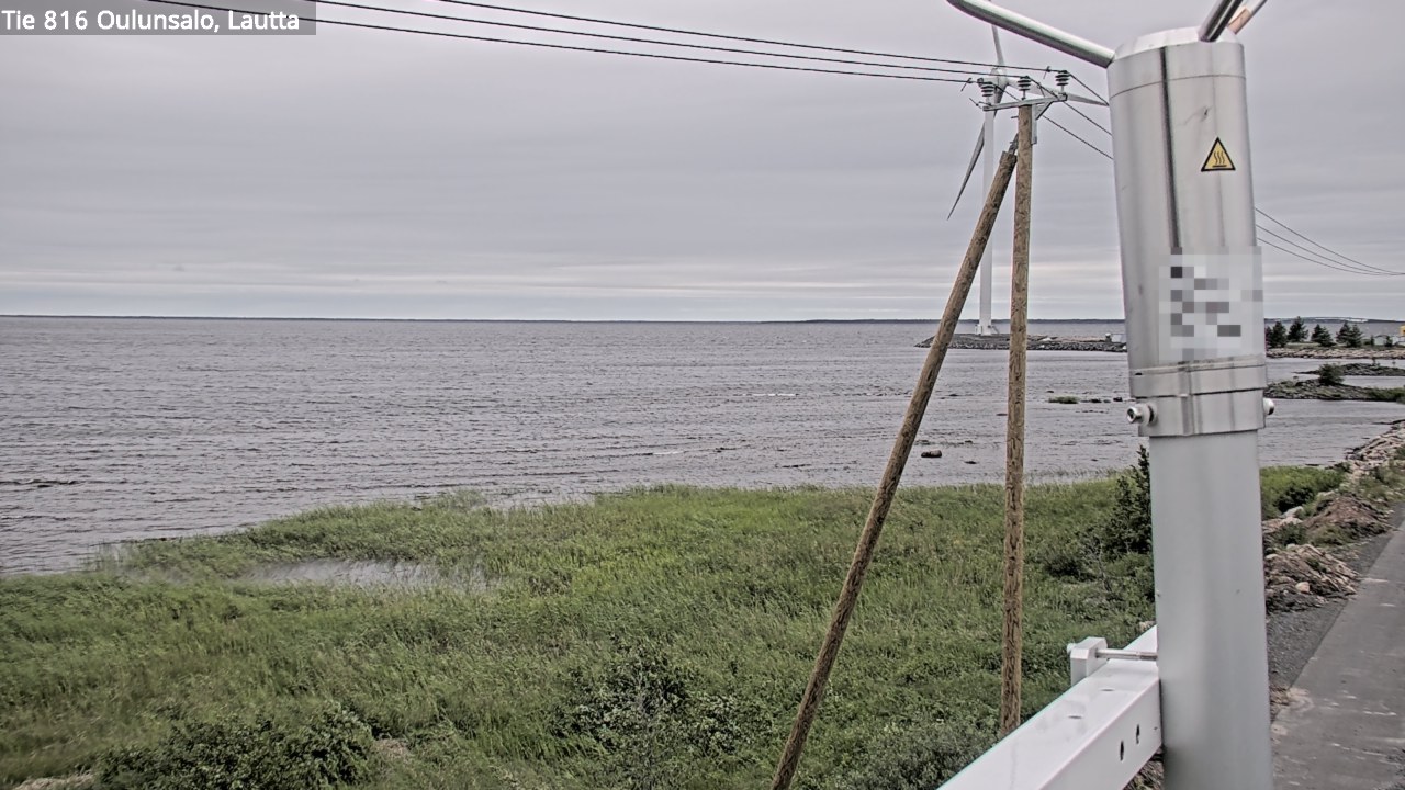 Weather Camera Image Väg 816 Uleåsalo, Oulu, Pohjois-Pohjanmaa