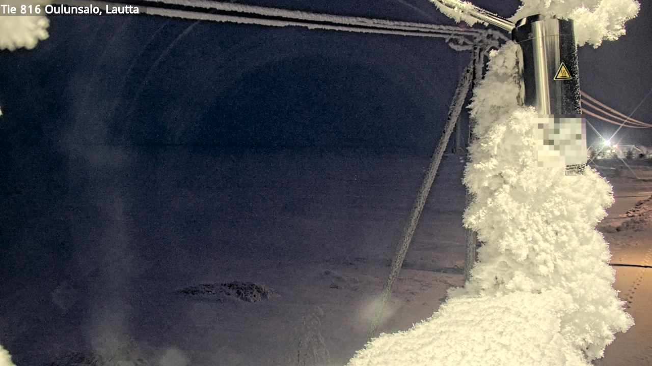Weather Camera Image Road 816 Oulunsalo, Oulu, Pohjois-Pohjanmaa