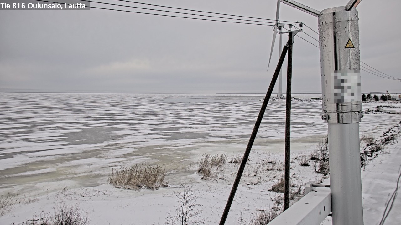 Weather Camera Image Road 816 Oulunsalo, Oulu, Pohjois-Pohjanmaa