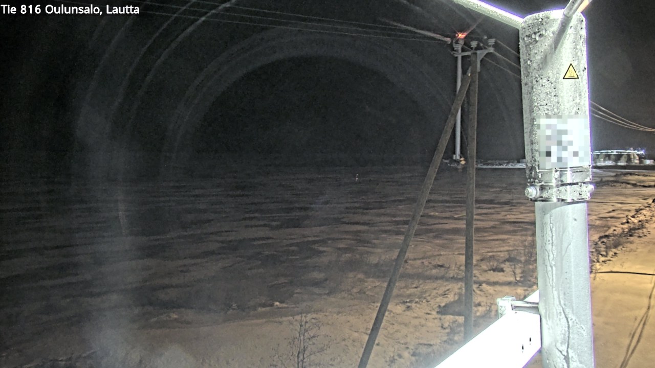 Weather Camera Image Road 816 Oulunsalo, Oulu, Pohjois-Pohjanmaa
