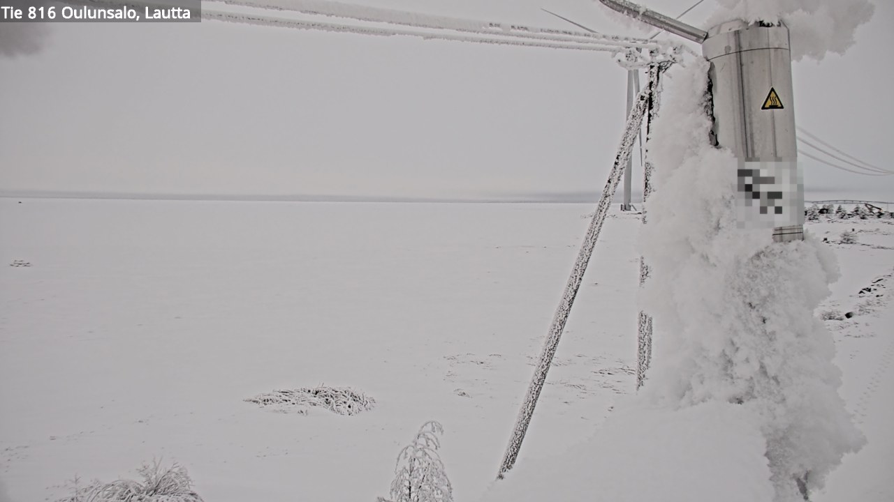 Weather Camera Image Road 816 Oulunsalo, Oulu, Pohjois-Pohjanmaa