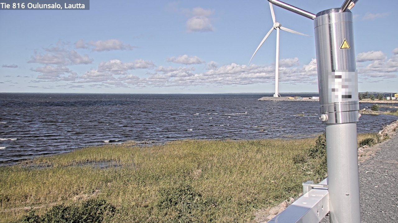 Kelikamerat Kuva Tie 816 Oulunsalo, lauttaranta, Oulu, Pohjois-Pohjanmaa