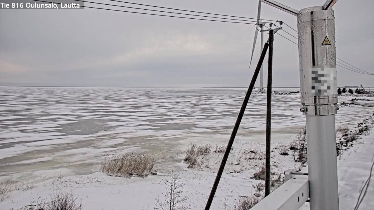 Weather Camera Image Road 816 Oulunsalo, Oulu, Pohjois-Pohjanmaa