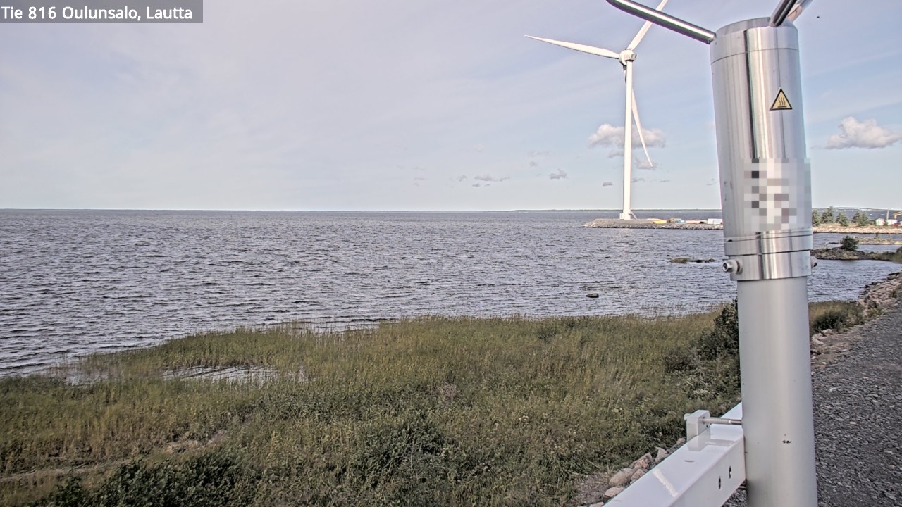 Weather Camera Image Väg 816 Uleåsalo, Oulu, Pohjois-Pohjanmaa