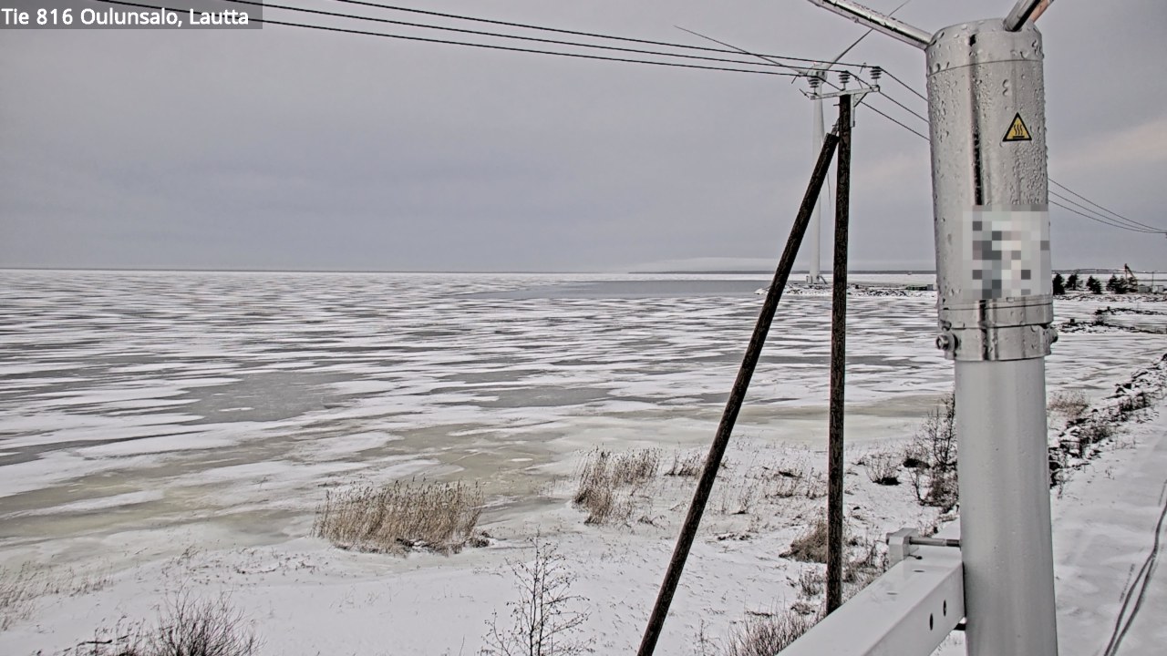 Weather Camera Image Road 816 Oulunsalo, Oulu, Pohjois-Pohjanmaa