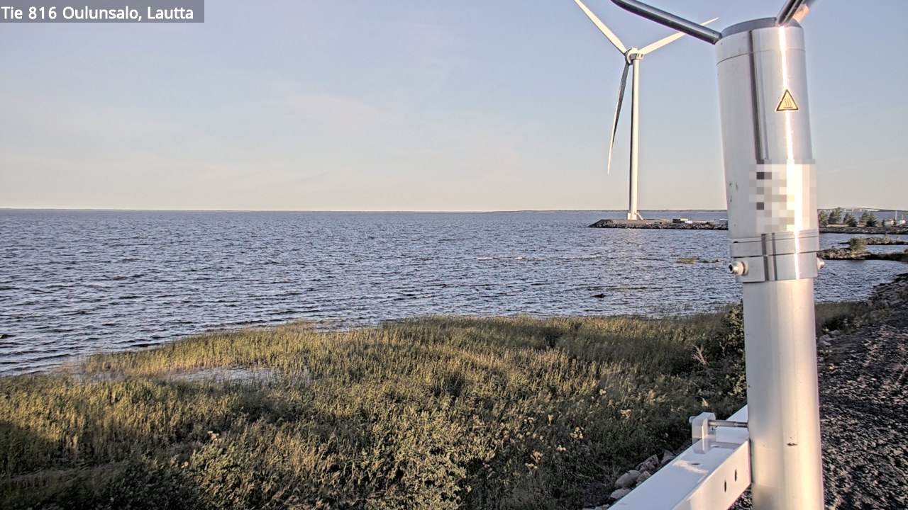 Weather Camera Image Väg 816 Uleåsalo, Oulu, Pohjois-Pohjanmaa