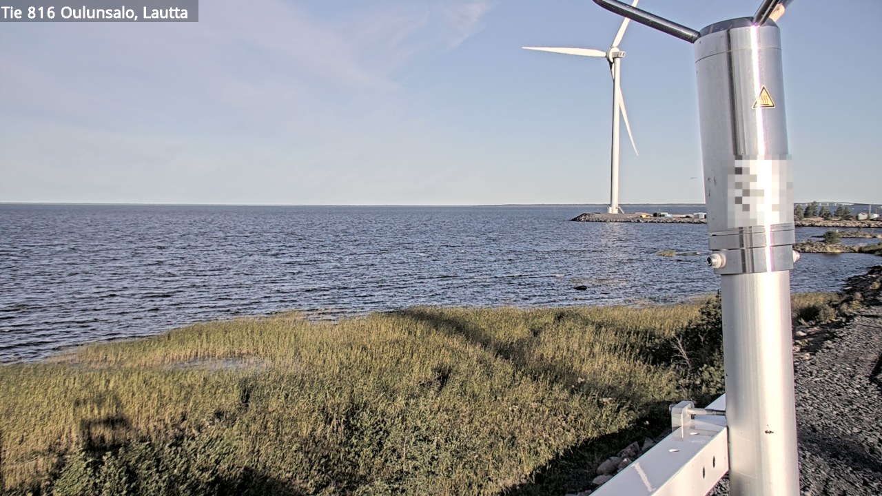 Weather Camera Image Väg 816 Uleåsalo, Oulu, Pohjois-Pohjanmaa