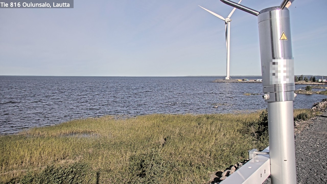 Weather Camera Image Väg 816 Uleåsalo, Oulu, Pohjois-Pohjanmaa