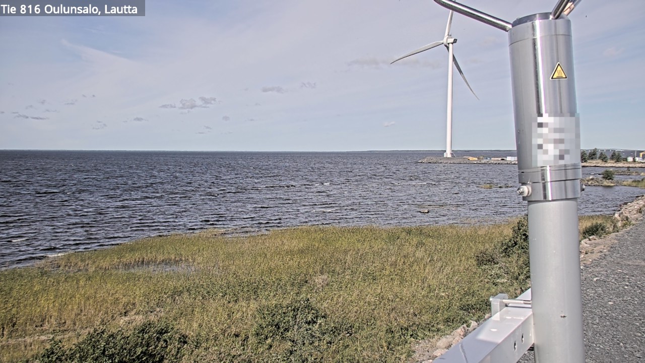 Weather Camera Image Väg 816 Uleåsalo, Oulu, Pohjois-Pohjanmaa