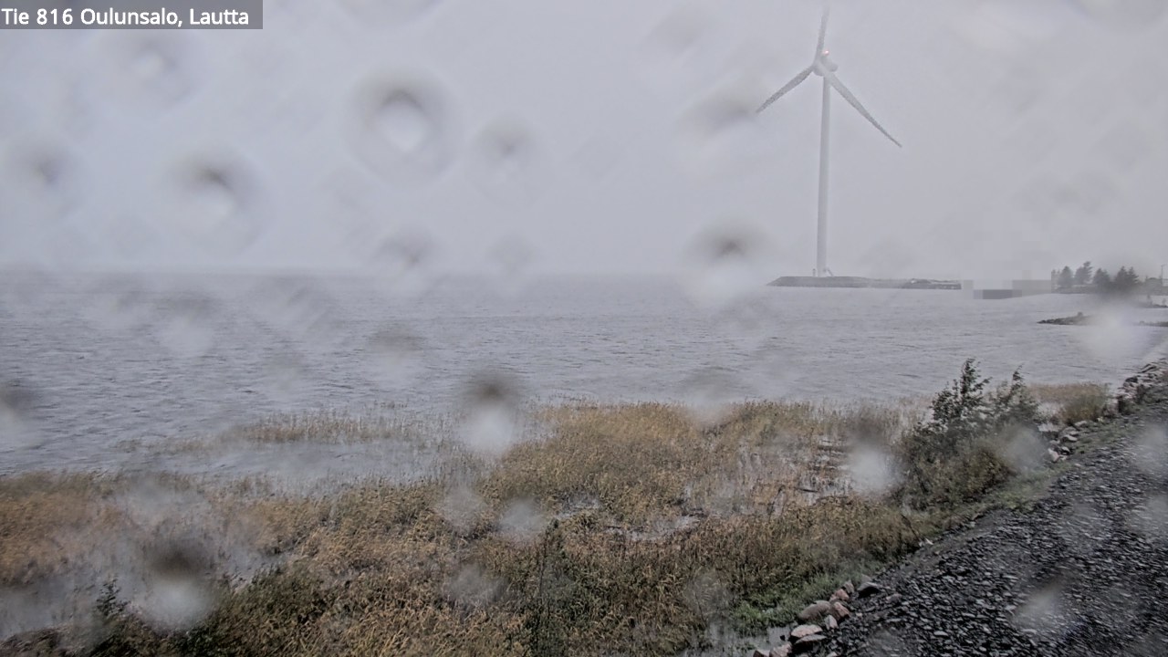 Weather Camera Image Väg 816 Uleåsalo, Oulu, Pohjois-Pohjanmaa
