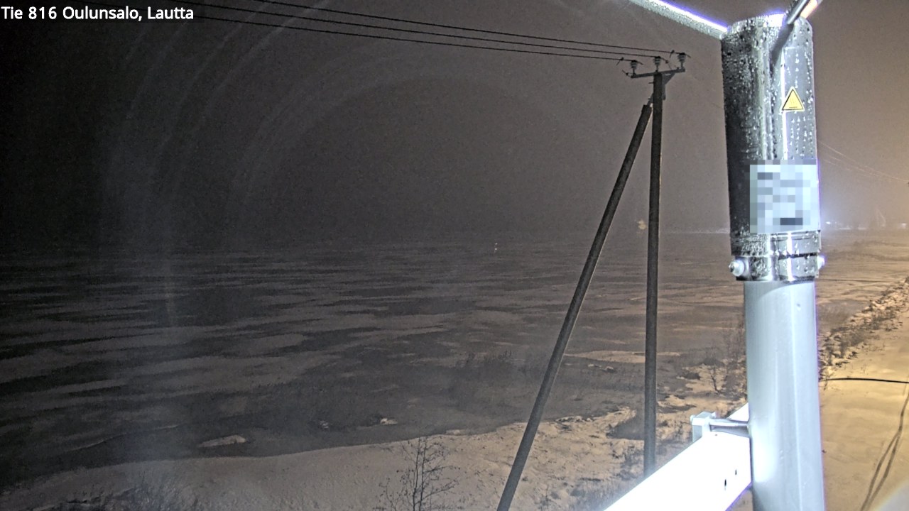 Weather Camera Image Road 816 Oulunsalo, Oulu, Pohjois-Pohjanmaa