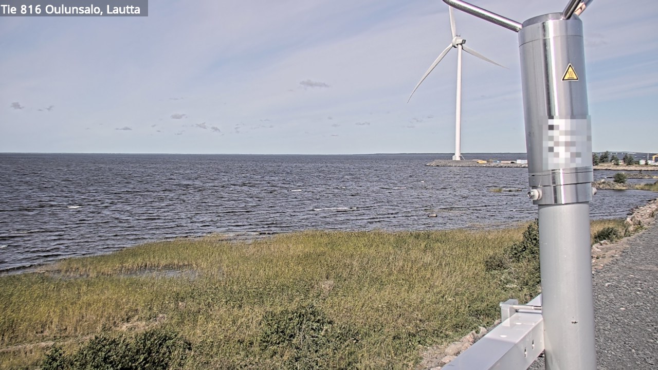 Weather Camera Image Väg 816 Uleåsalo, Oulu, Pohjois-Pohjanmaa