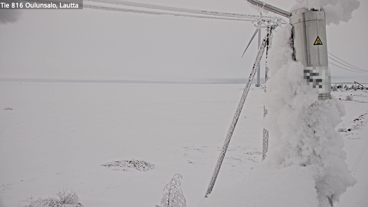 Weather Camera Image Road 816 Oulunsalo, Oulu, Pohjois-Pohjanmaa