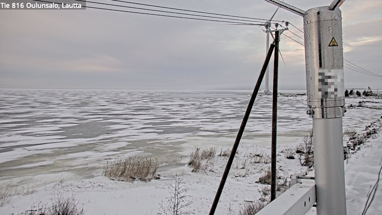 Weather Camera Image Road 816 Oulunsalo, Oulu, Pohjois-Pohjanmaa