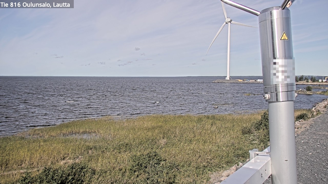 Weather Camera Image Väg 816 Uleåsalo, Oulu, Pohjois-Pohjanmaa