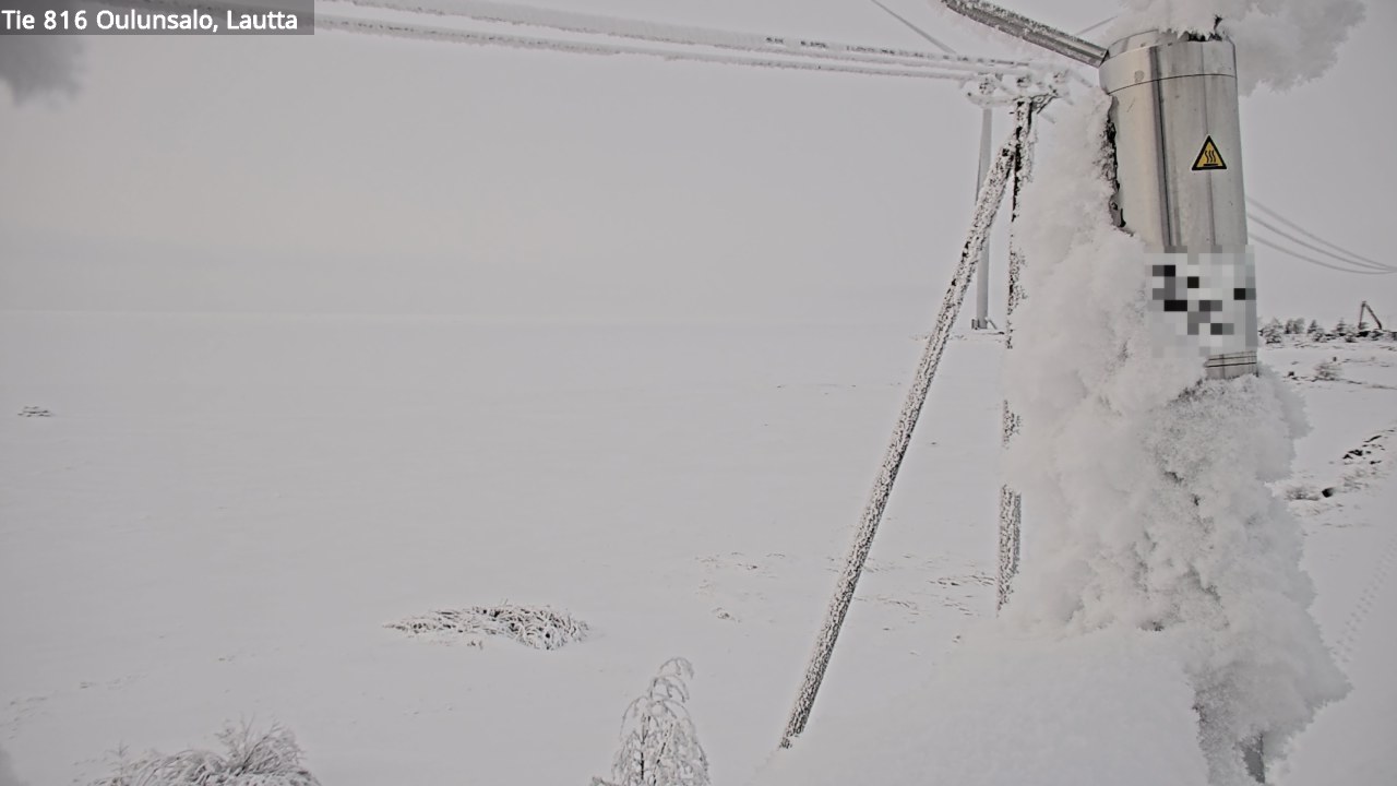 Weather Camera Image Road 816 Oulunsalo, Oulu, Pohjois-Pohjanmaa