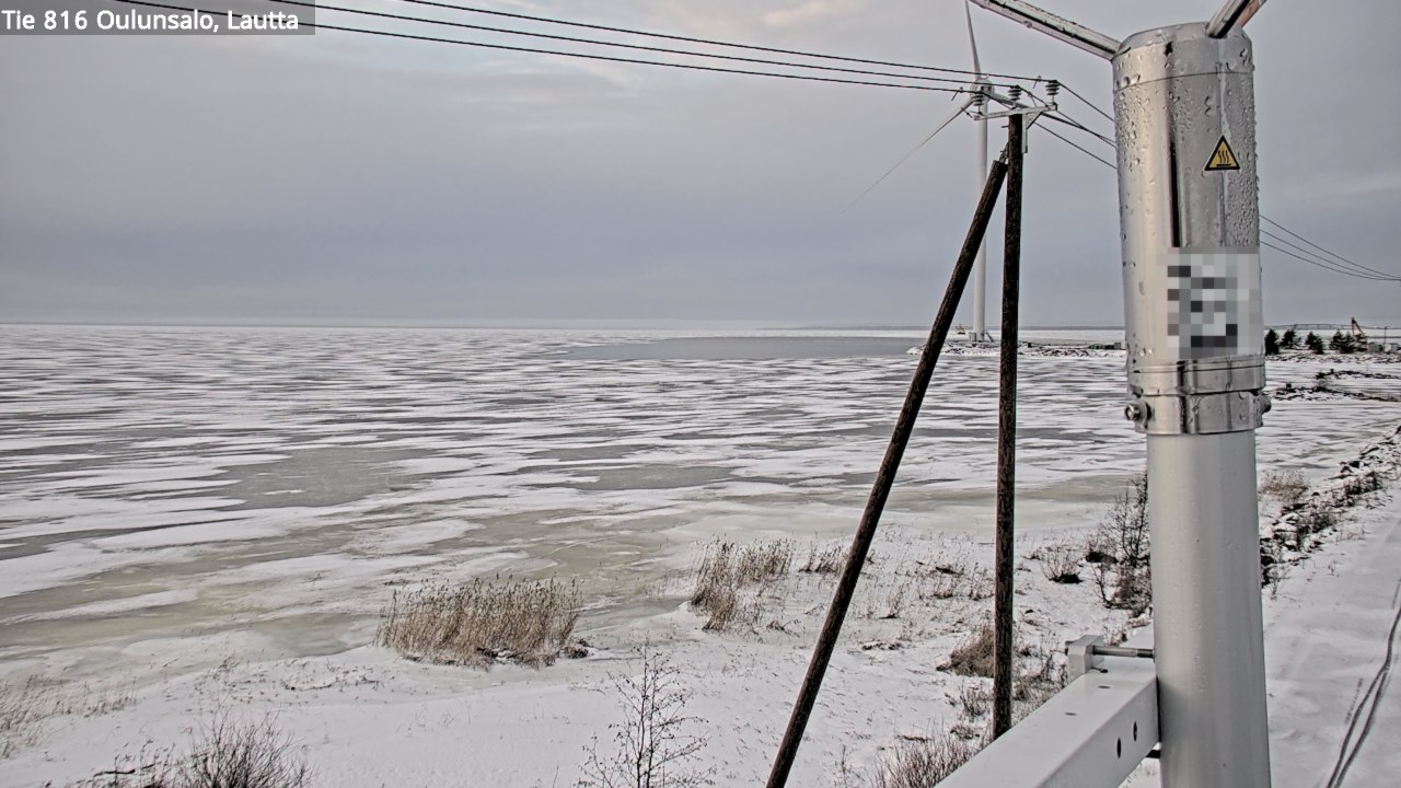Weather Camera Image Road 816 Oulunsalo, Oulu, Pohjois-Pohjanmaa