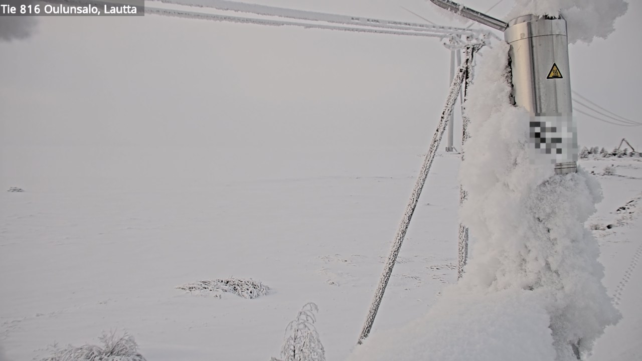Weather Camera Image Road 816 Oulunsalo, Oulu, Pohjois-Pohjanmaa