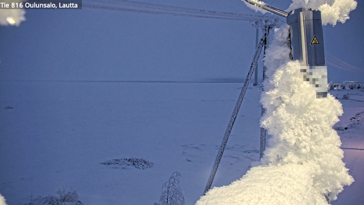 Weather Camera Image Road 816 Oulunsalo, Oulu, Pohjois-Pohjanmaa