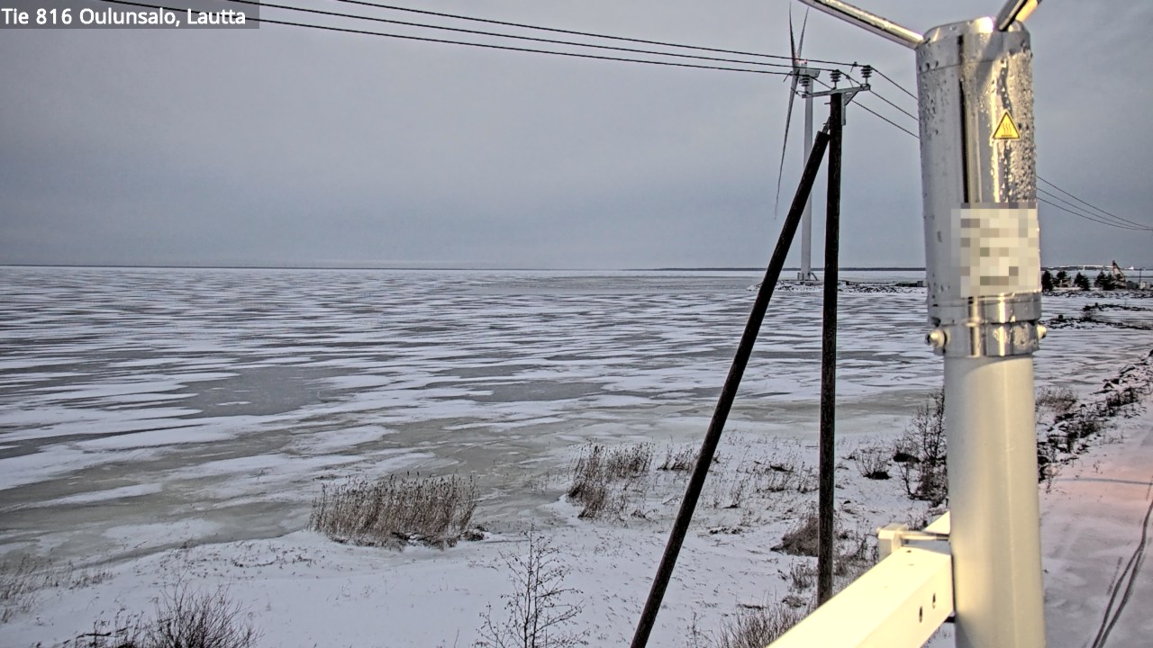 Weather Camera Image Road 816 Oulunsalo, Oulu, Pohjois-Pohjanmaa
