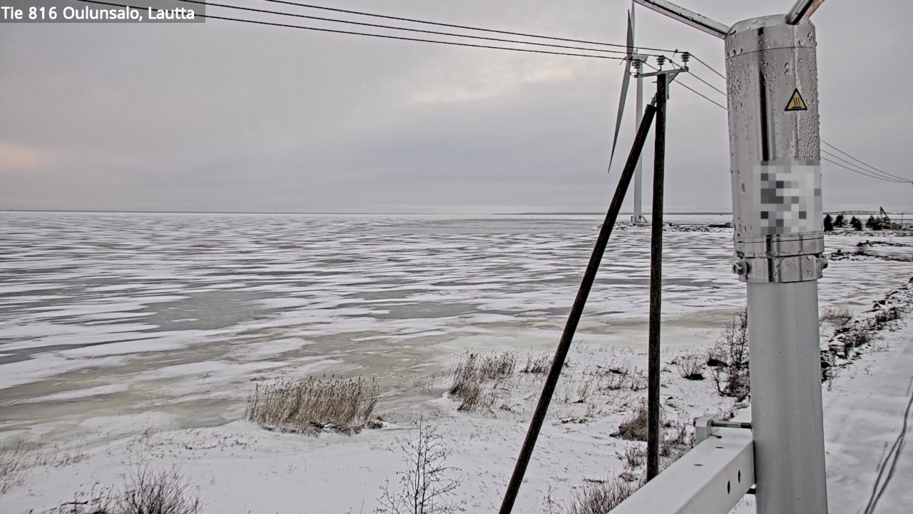 Weather Camera Image Road 816 Oulunsalo, Oulu, Pohjois-Pohjanmaa