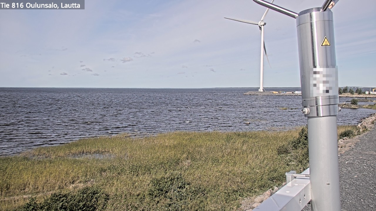 Weather Camera Image Väg 816 Uleåsalo, Oulu, Pohjois-Pohjanmaa