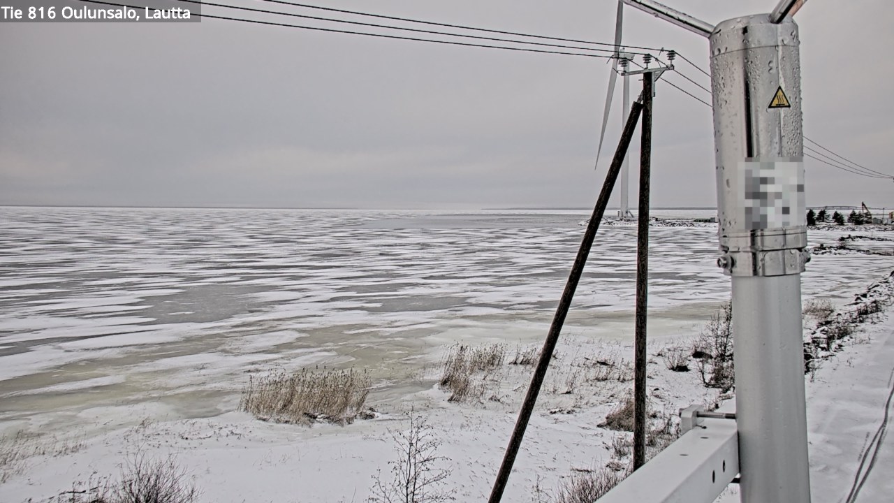 Weather Camera Image Road 816 Oulunsalo, Oulu, Pohjois-Pohjanmaa