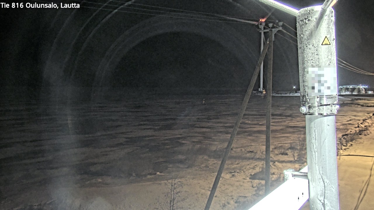 Weather Camera Image Road 816 Oulunsalo, Oulu, Pohjois-Pohjanmaa