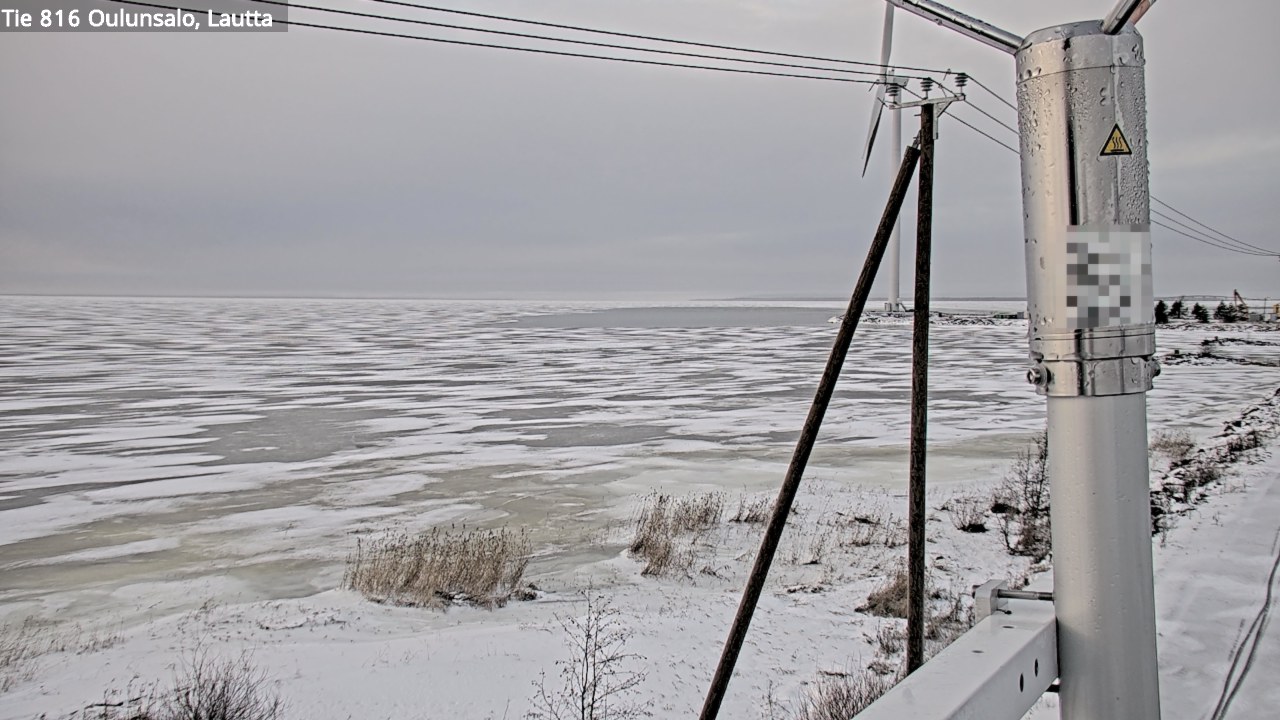 Weather Camera Image Road 816 Oulunsalo, Oulu, Pohjois-Pohjanmaa