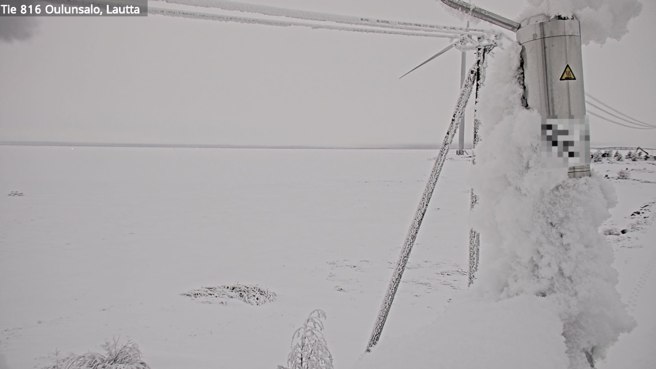 Weather Camera Image Road 816 Oulunsalo, Oulu, Pohjois-Pohjanmaa