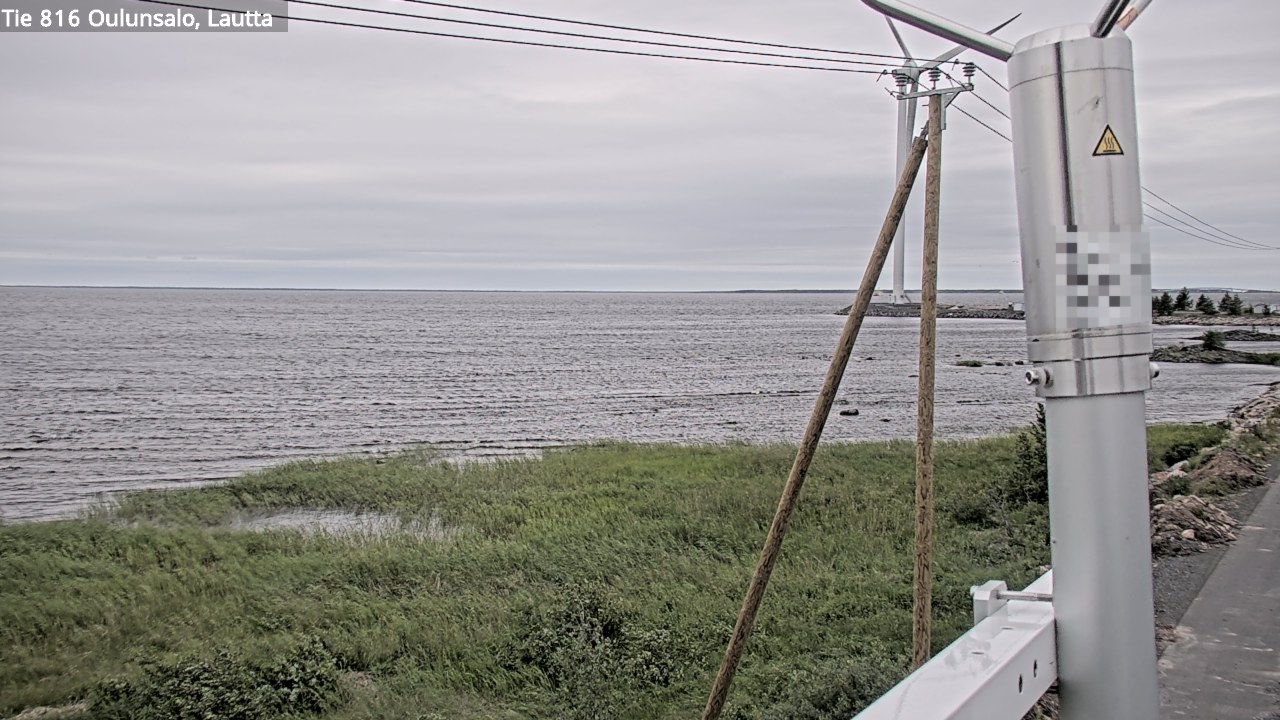 Weather Camera Image Väg 816 Uleåsalo, Oulu, Pohjois-Pohjanmaa