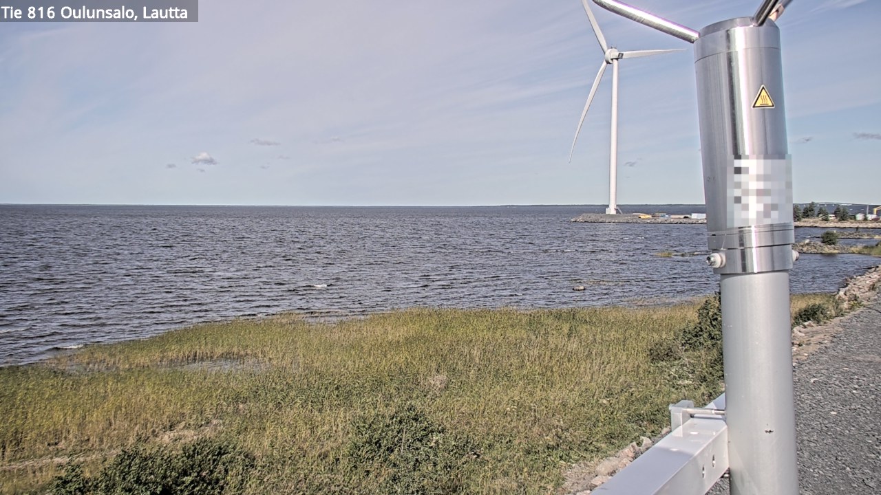 Weather Camera Image Väg 816 Uleåsalo, Oulu, Pohjois-Pohjanmaa