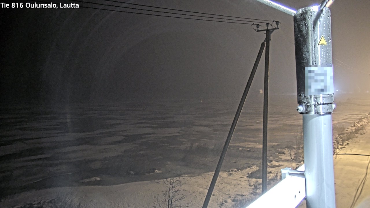 Weather Camera Image Road 816 Oulunsalo, Oulu, Pohjois-Pohjanmaa