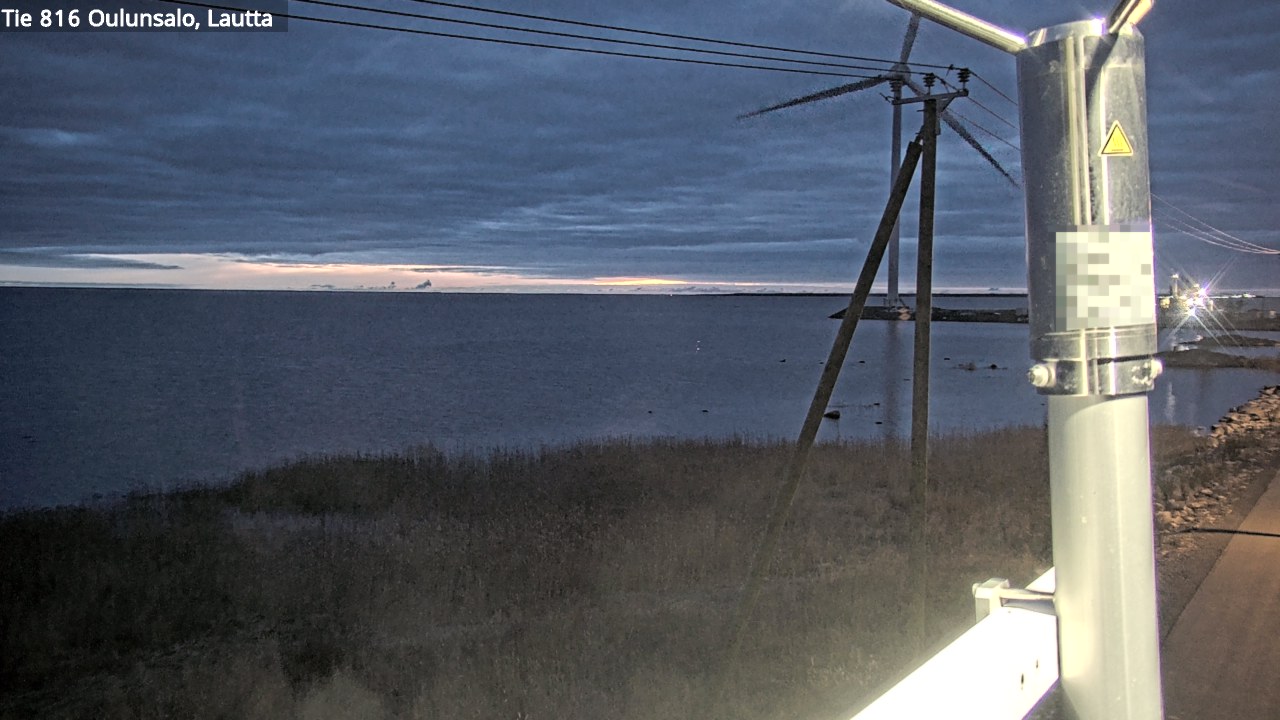 Kelikamerat Kuva Tie 816 Oulunsalo, lauttaranta, Oulu, Pohjois-Pohjanmaa