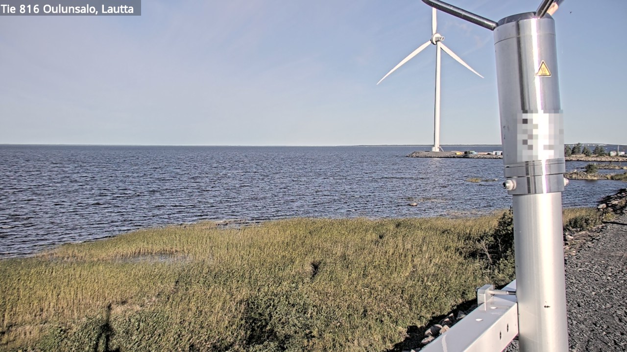 Weather Camera Image Väg 816 Uleåsalo, Oulu, Pohjois-Pohjanmaa