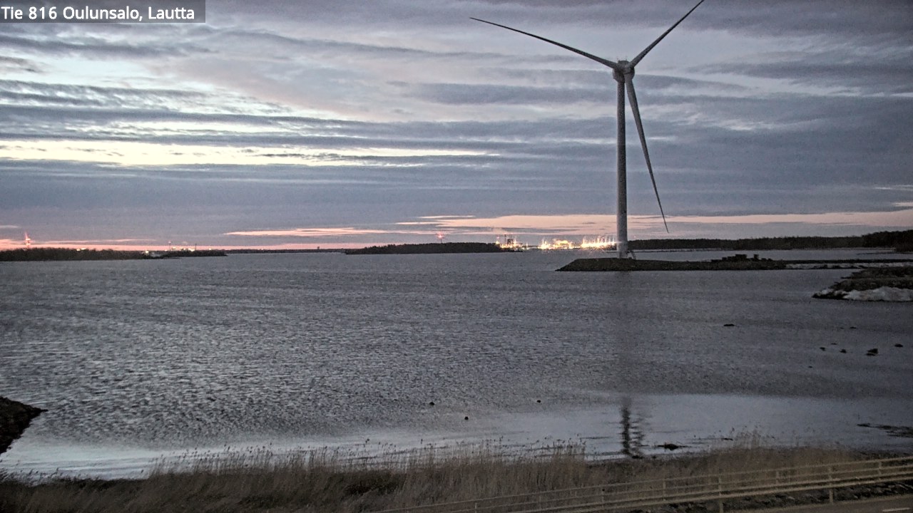 Weather Camera Image Väg 816 Uleåsalo, Oulu, Pohjois-Pohjanmaa