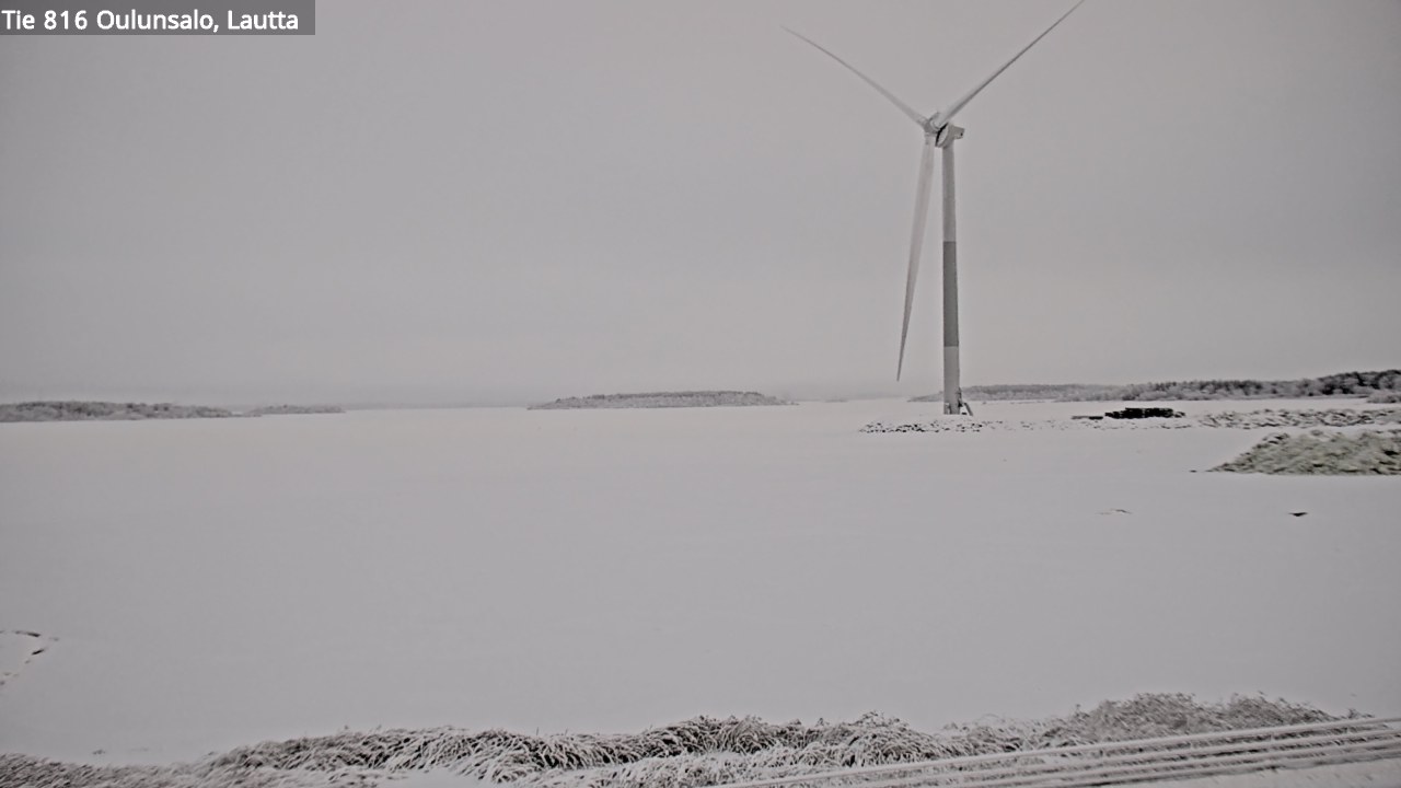 Weather Camera Image Road 816 Oulunsalo, Oulu, Pohjois-Pohjanmaa