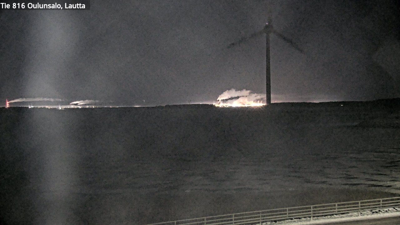 Weather Camera Image Road 816 Oulunsalo, Oulu, Pohjois-Pohjanmaa