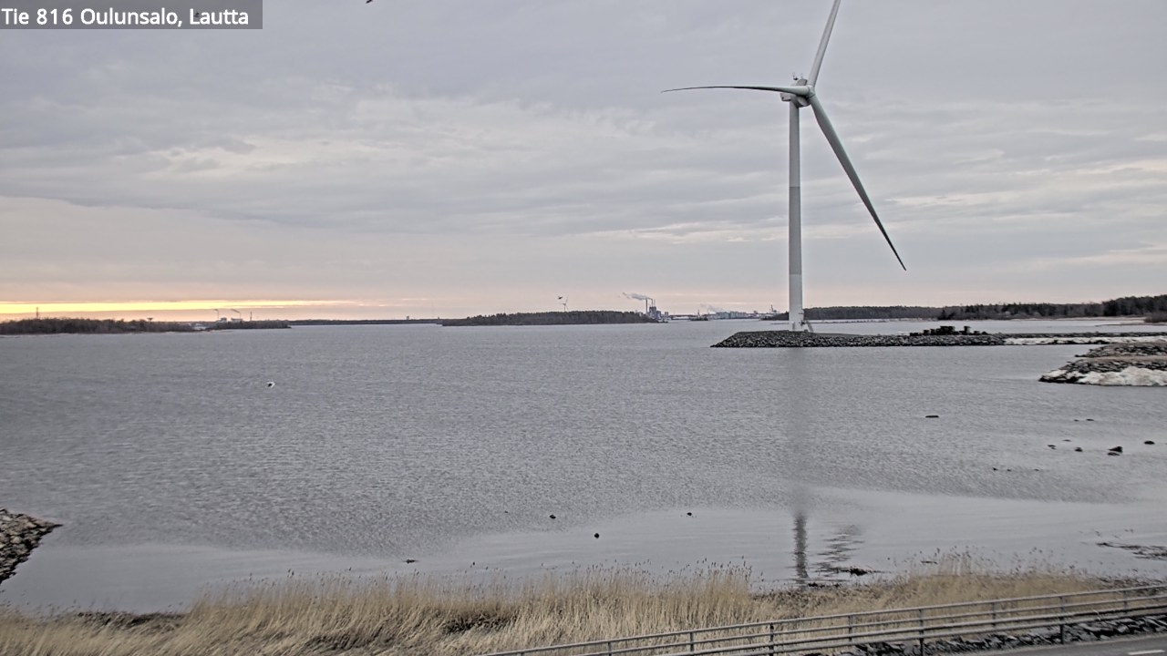 Weather Camera Image Väg 816 Uleåsalo, Oulu, Pohjois-Pohjanmaa