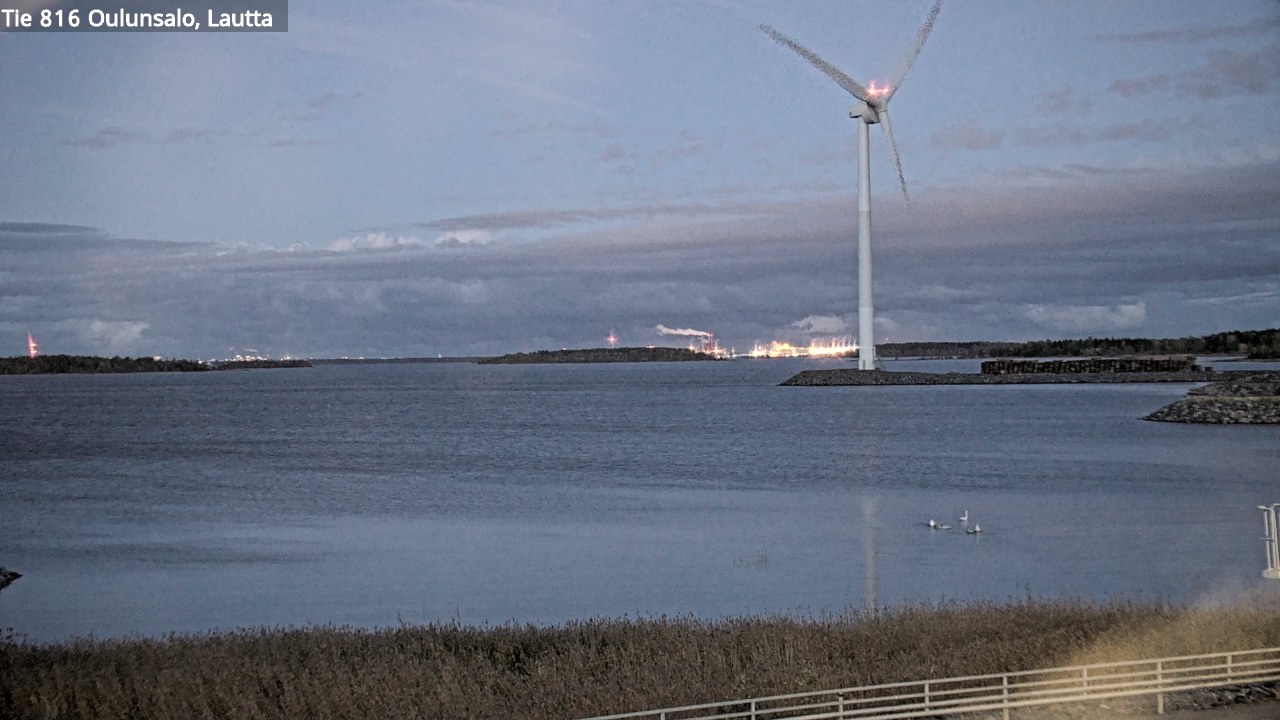 Weather Camera Image Väg 816 Uleåsalo, Oulu, Pohjois-Pohjanmaa